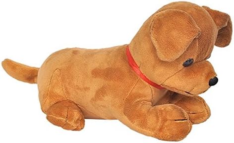 Funny Land Labrador Puppy Plush Toy (Brown, 25 cm)
