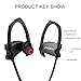 AOKII Bluetooth Headphones 4.1 Wireless Earbuds with Mic Sport Stereo Headset Noise Cancelling Neckband IPX5 Sweatproof Earphones