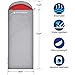 SONGMICS Sleeping Bag Lightweight for 3-4 Seasons (Gray)
