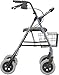 NOVA Cruiser Deluxe Rollator Walker, Blue