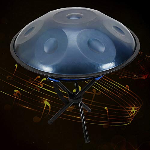 Handpan In D Minor 9 Notes Steel Hand Drum with Soft Hand Pan Bag Beginner 9 Tone Percussion Drum 432HZ Handpan Drum D3/A3/C4/F4/A4/D5/C5/G4/D4