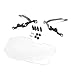 R1200GS Motorcycle Headlight Guard Cover Protector for BMW R1200GS LC ADV Adventure 2012 2013 2014 2015 2016 2017 2018(Transparent)