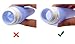 ZOPPEN TSA Approved Travel Bottles 3 Oz x 3, Leak Proof BPA Free Refillable Carry On Containers w/Shampoo Label, Blue/White/Red