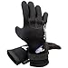 Neo-Sport 3MM & 5MM Premium Neoprene Five Finger Wetsuit Gloves with Gator Elastic Wrist Band. Use for All Watersports, Diving, Boating, Cleaning gutters, Pond and Aquarium Maintenance.