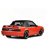 Compatible with Ford Mustang Convertible Soft Top Replacement &amp; Glass Window Vinyl 1991-1993