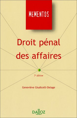 Droit pénal des affaires