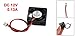 TOOGOO(R) 30mm x 30mm x 10mm 3010S 12V 0.06A Brushless DC Cooling Fan