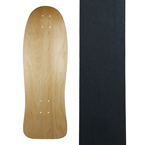 Moose Old School Skateboard Deck 9.8" x 30.25" Natural with 