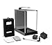Fluval SPEC Freshwater Aquarium Kit, Aquarium with LED Lighting and 3-Stage Filtration, 2.6 Gallon, Black, Large Breeds