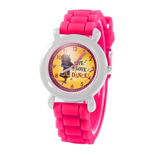 Disney Mira Royal Detective Watch for Kids 3–7 with Bright Character Dial – Great Gift for Young Detectives – Easy-Read Face, White Bezel, and Pink Silicone Strap – Buy and GET 1 Free Mystery Watch