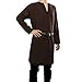 ZJYST Adult Men Medieval Tunic LARP Viking Pirate Renaissance Halloween Cosplay Costume Shirt (Large, Brown)