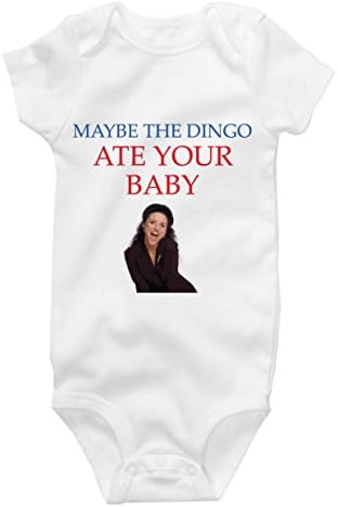 Maybe The Dingo Ate Your Baby Seinfeld Parody Cute Onesie Funny Baby Bodysuit (18 months)