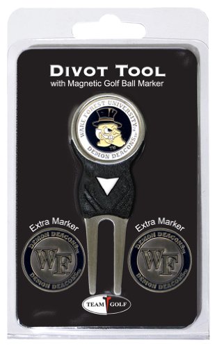 NCAA Wake Forest Demon Deacons Divot Tool Pack With 3 Golf Ball Markers