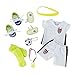 Emily Rose 14 Inch Fashion Doll Clothes 11-PC USA Soccer Sports Uniform, Including Shoes & Accessories! | Gift Boxed! | USA Business | Compatible with 14