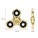 Fidget Spinner Toy Aluminium Alloy EDC Hand Spinner for Autism and ADHD Rotation Long Time Stress Relief Toys by NuoYaRen 102,gold