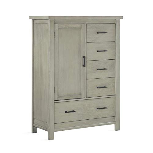 Amazon Com Dorel Asia Bertini Canyon Armoire In Mineral Gray