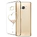 Galaxy S8 Plus Case, Diamond Crystals from Swarovski, Hard PC Transparent Bling Sparkly Back Phone Case for Samsung Galaxy S8 Plus 6.2 Inch