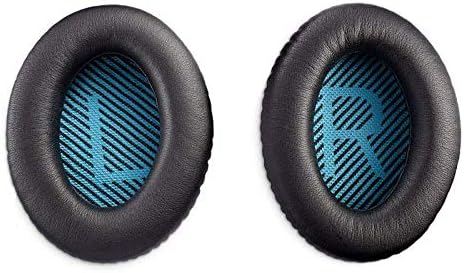 Yoozalo Replacement Memory Foam Earpads Ear Pads Cushion - Suitable for Bose Quiet Comfort QC15 QC25 QC35 QC2 AE2 AE2i AE2w SoundTrue SoundLink Headphones (Black)