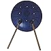 5.5 Inch Mini Steel Tongue Drum with Musical Mallet and Travel Bag for Personal Meditation, Yoga, Zen (Blue)