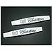 2pcs B324 Car Styling Accessories Chromed Emblem Badge Decal Fender Side Sticker Metal Cadillac ATS CTS EXT SRX XTS XLR