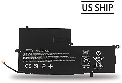 EBKk PK03XL Battery Fit for HP Spectre Pro X360 G1 G2, Spectre 13-4000 13-4100 13-4200 13-4003dx 13-4006tu Laptop HSTNN-DB6S TPN-Q157 789116-005 788237-2C1