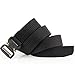 Web Belt, Men's Nylon Webbing Canvas Outdoor Web Belt With Plastic Buckle