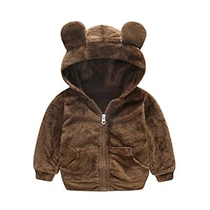 Tabpole Peuter Kids Jas Teddy Bear Warm Hooded Jacket Baby Jongen Meisje Fleece Faux Bont Uitloper