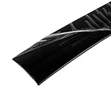 Universal Gloss Moulding Decoration Strip Trim Car Body Protect Black PVC Soft Plastic 30mm Width 20ft