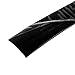 Universal Gloss Moulding Decoration Strip Trim Car Body Protect Black PVC Soft Plastic 30mm Width 20ft