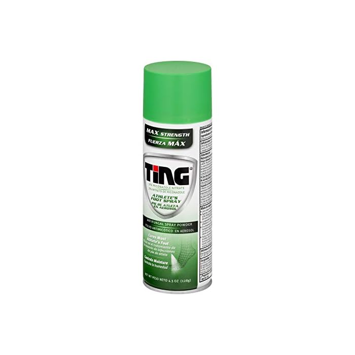 Ting Antifungal Spray Powder for Athlete's Foot, Jock Itch, Ringworm