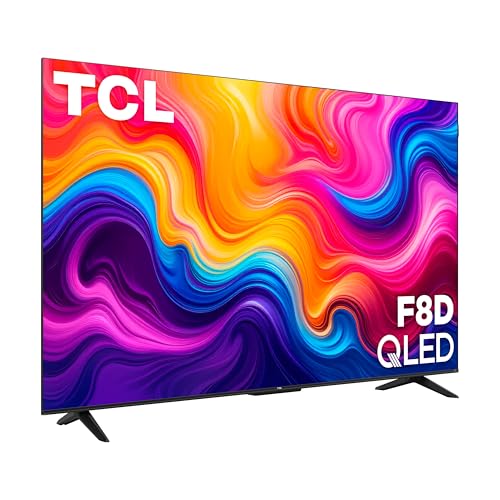 TCL 55 Inch F8D Series 4K QLED with Dolby Vision HDR & Atmos Smart TV with Fire TV, Alexa+, 120Hz Refresh Rate, Game Accelerator 240, High Brightness LED Backlight, Voice Remote