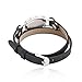 BESTTERN Never Fade Stainless Steel Genuine Leather Essential Oil Diffuser Bracelet Family Tree Locket Bracelet Free 8-Color Pads