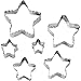 Wilton 6-Piece Nesting Fondant Double Sided Cut Out Cutters, Star