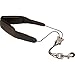 Protec Pro Tec L305M 24-Inch Leather Less-Stress Saxophone Neck Strap with Deluxe Metal Trigger Snap Abdominal Support,Black, Tall
