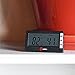 Easy To Read Digital Indoor Thermometer and Hygrometer, 2 FREE Batteries. Accurate Electronic Meter Records Minimum - Maximum Relative Humidity / Temperature gauge, Portable Room Monitor
