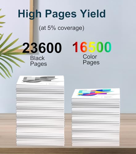 CAIDI Toner Cartridge Compatible with Versalink C7020 C7025 C7030 Replacement for Xerox Versalink C7020 C7025 C7030 (Nior/Yellow/Magenta/Cyan)