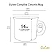 Culver 14-Ounce Campfire Ceramic Mug Set of 4 (White)
