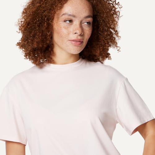 Amazon Essentials Women's Loose Fit Round Neck Short Sleeve Shirt