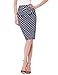 Belle Poque® Slim Vintage Skirt for Women Cotton (Large)