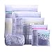 Laundry Bag for Delicates,7 Pcs Washing Machine Mesh Bag for Blouse Hosiery Stocking Underwear Bra Baby Cloth and Lingerie,Travel Storage Organize Bag with Zipper White ESOME