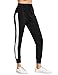 SweatyRocks Women's Lightweight Quick Dry Striped Side Jogger Sweatpants with Pocket