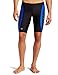 Speedo Men's Xtra Life Lycra Rapid Splice Jammer Swimsuit, Black/Blue, 28