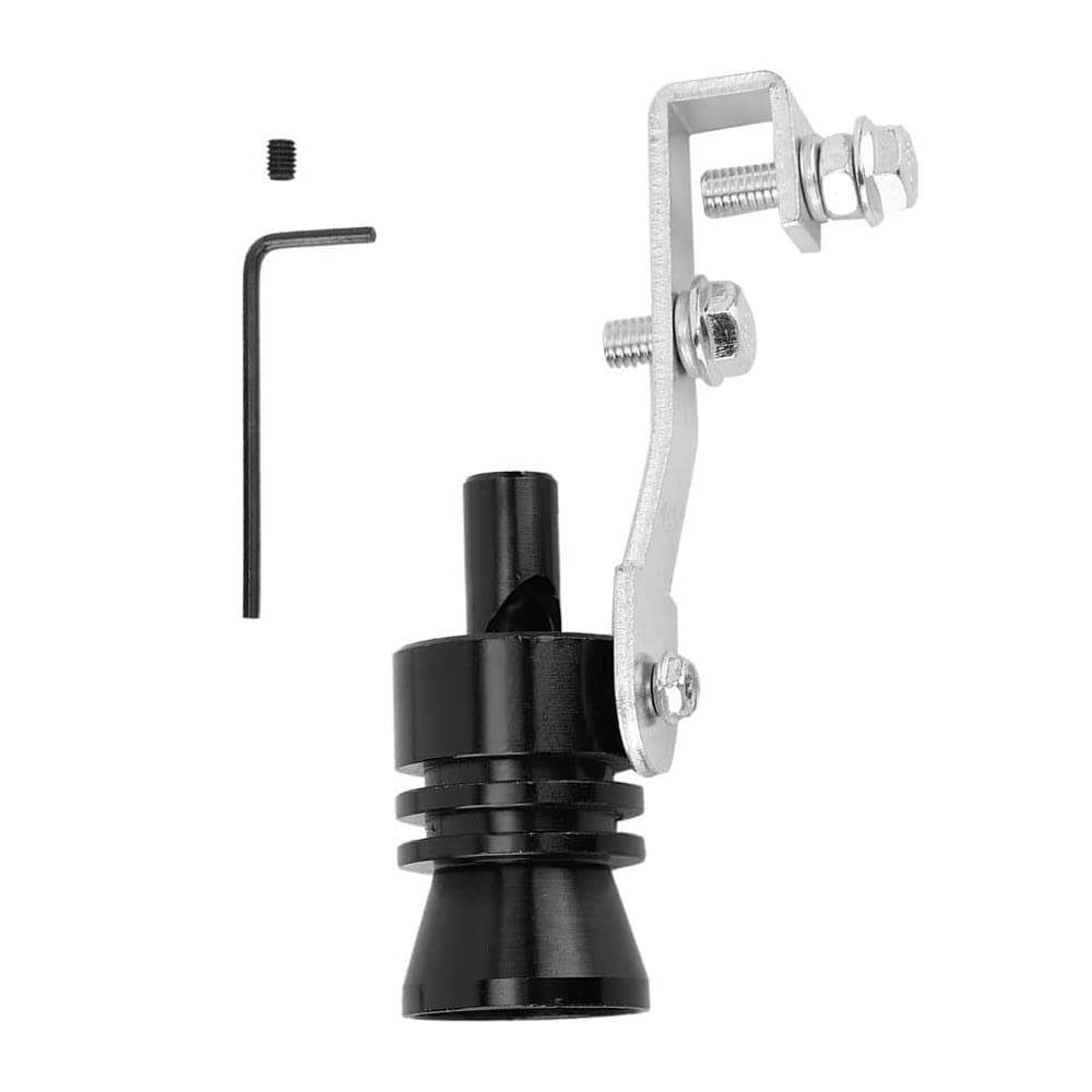 Amasawa Modified Turbo Whistle, Simulator Auto Whistle, Aluminum Car Tailpipe Whistle, Universal Turbo Whistle, Fit For Many Car Types Auto Muffler Exhaust Pipe Simulator Whistle (XL(33 mm))