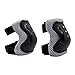 Kid's Adjustable Sports Protective Gear Set -Knee Pads Elbow Pads Wrist Guards for Skating Cycling Outdoor Sports as Birthday, Christmas Gift (black+grey)