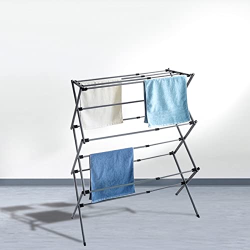 RYGOAL Clothes Drying Rack, 3-Tier Laundry Drying Rack Collapsible - Main Image