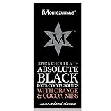 Montezuma's Dark Chocolate Absolute Black with Orange and Cocoa Nibs