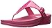 FitFlop Women's Superjelly Flip Flop, Bubblegum, 6 M US