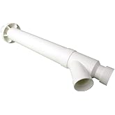 DiversiTech CVENT-3 3-Inch Concentric Kit for Tankless Gas Water Heater, High Efficiency Furnaces, 7.75" x 40" x 6.75", White