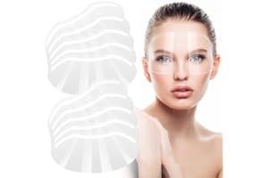 Dokpav 50 Pcs Disposable Transparent Face Shield, Plastic Haircut Shield, Protective Shower Makeup Visor, Salon Face Haircut 