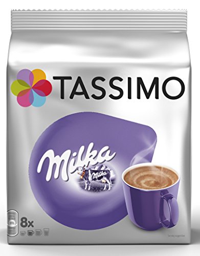 Tassimo Milka Hot Chocolate, 5-Pack, Chocolate, Capsules, 40 T-Discs/Servings